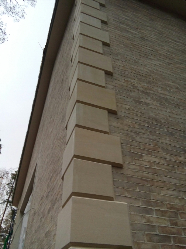 Обрамление углов здания